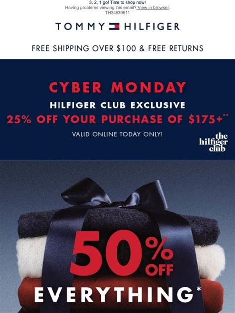 Tommy Hilfiger Cyber Monday Women's Clothing Deals 2022.